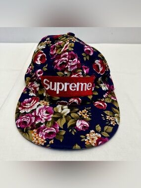 Supreme style floral hat